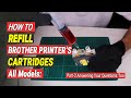 How To Refill Brother Printer Cartridges | Refilling Same Cartridges Again and Again | Part-2