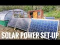 SOLAR POWER OFF GRID POLYTUNNEL SET UP | Hydroponic & Aquaponic