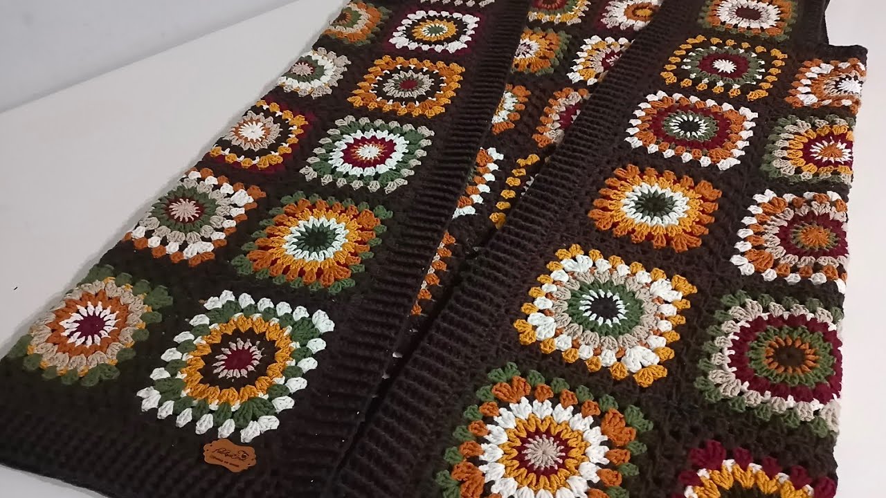 1.bölüm motifli yelek birleştirme