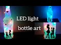 LED string light bottle decoration/bottle art/bottle light art/
