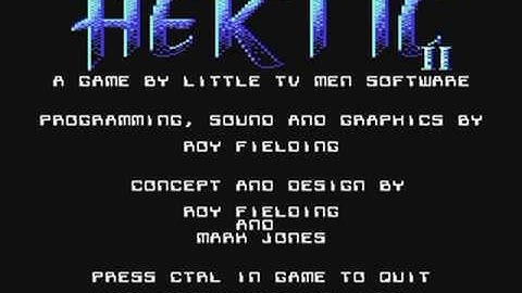 Commodore 64: Hektic II game ending by Roy Fielding