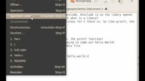 C Tutorial #1 - First Steps inc. Hello World - For Windows and Linux User