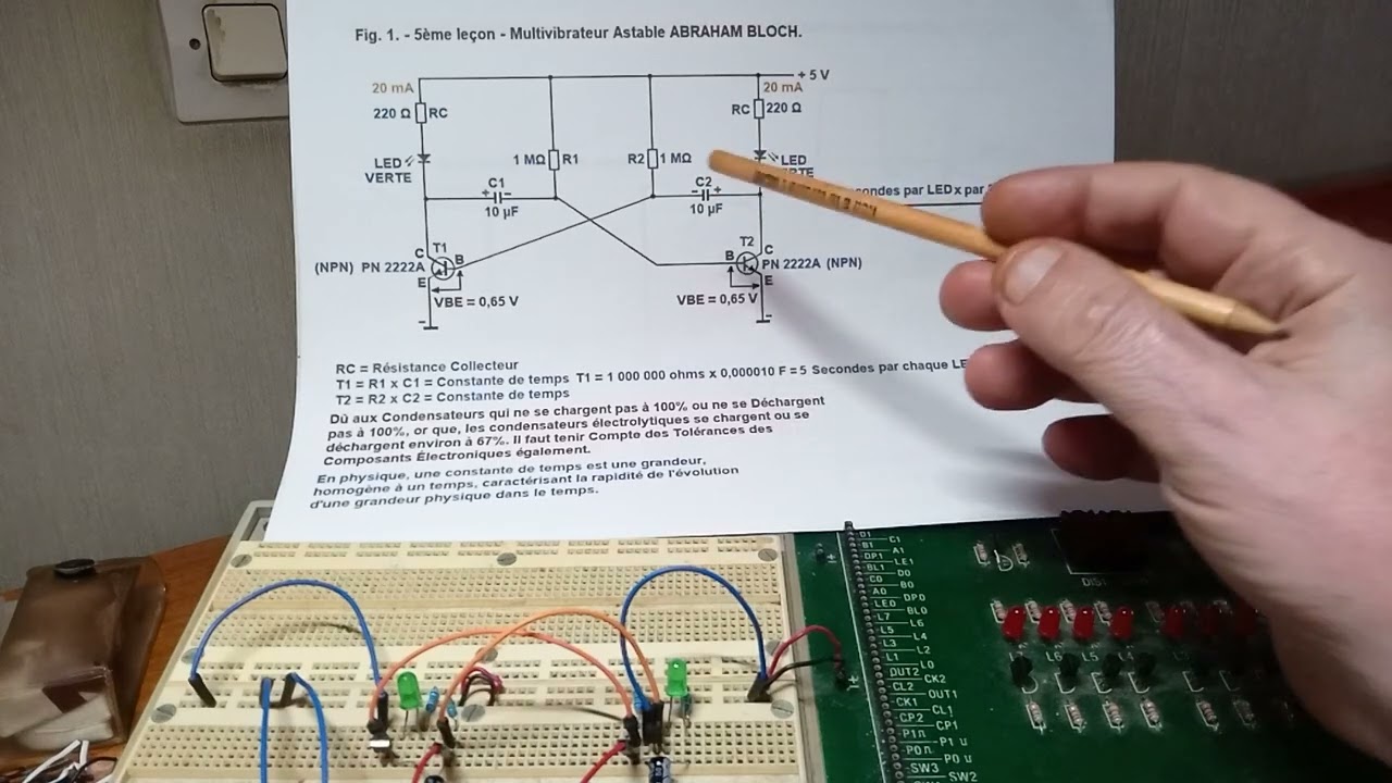 181. - 1ère partie - Multivibrateur Astable Abraham Bloch