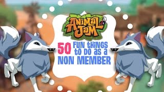 Celebrity 50 Fun Things to do as a Non Member on Animal Jam! Wealth