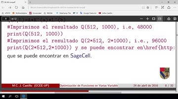Optimización en Varias Variable 01/04