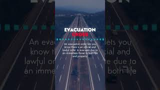 Evacuation order vs evacuation warning