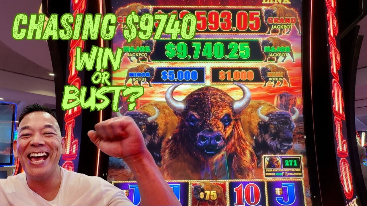 "Buffalo Link Slot: $25 Spins Chasing a $9,740 Major Jackpot – Can I Beat the Odds?"