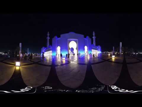 Explore The Sheikh Zayed Grand Mosque | Dubai in 360 by Real VR Studios | VR360° Travel Video