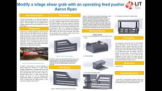 Design and modify a silage shear grab with feed pusher