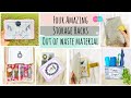 4 AMAZING STORAGE HACKS OUT OF WASTE MATERIAL | DIYwithKANCHAN