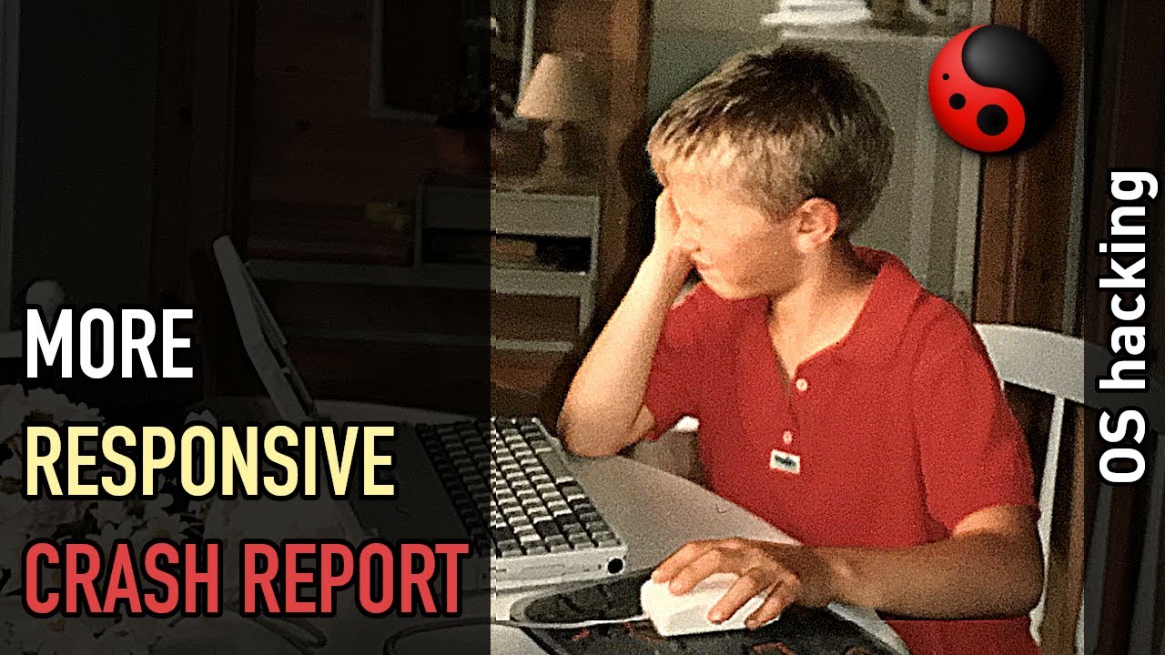 OS hacking: Making crash reports faster and more responsive