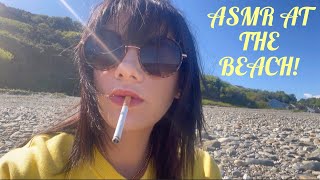 ASMR | Beach Hangout 🌞 (Smoking, Whispering & Rambling)