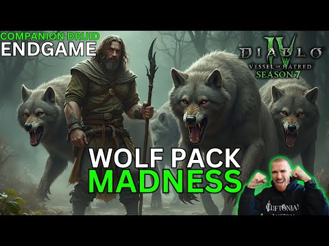 Diablo 4 Season 7: Companion Druid Endgame Insanity!