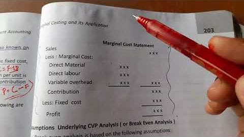 cost-volume profit analysis(part 2)|chapter 5| Management accounting| mcom 1st sem