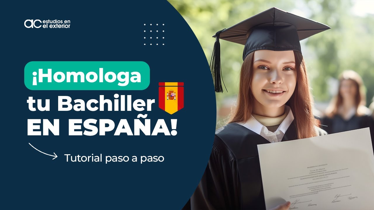 Tutorial para Homologar tu Bachillerato en España PASO A PASO - YouTube