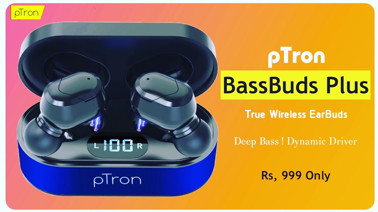 pTron BassBuds Plus | TWS Earbuds 