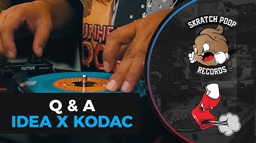 Dj Idea and Kodac Visualz Scratch Session - Unheard Dope 7" - Portable Turntable Numark PT01 Scratch