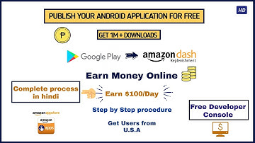 How to publish Android Application on Amazon App Store for free? Get free Developer Console.