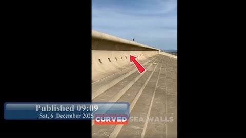 This is the physics behind curved designs, keeping coastlines safer from the sea.