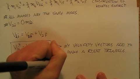 BMAPhysics 6k Analyzing elastic two dimensional collisions.  (pool/billiard balls)