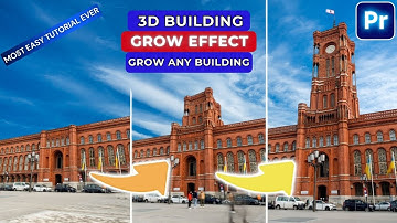How to create Next Level Trending 3d Building Grow Effect | Premiere Pro Tutorial in Hindi/Urdu