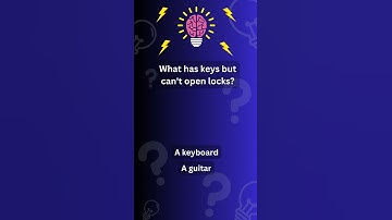 What has keys but can