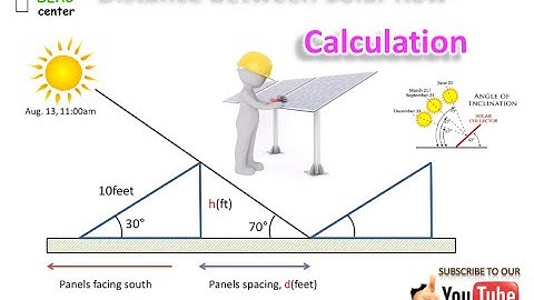Distance Calculation  between Solar row
