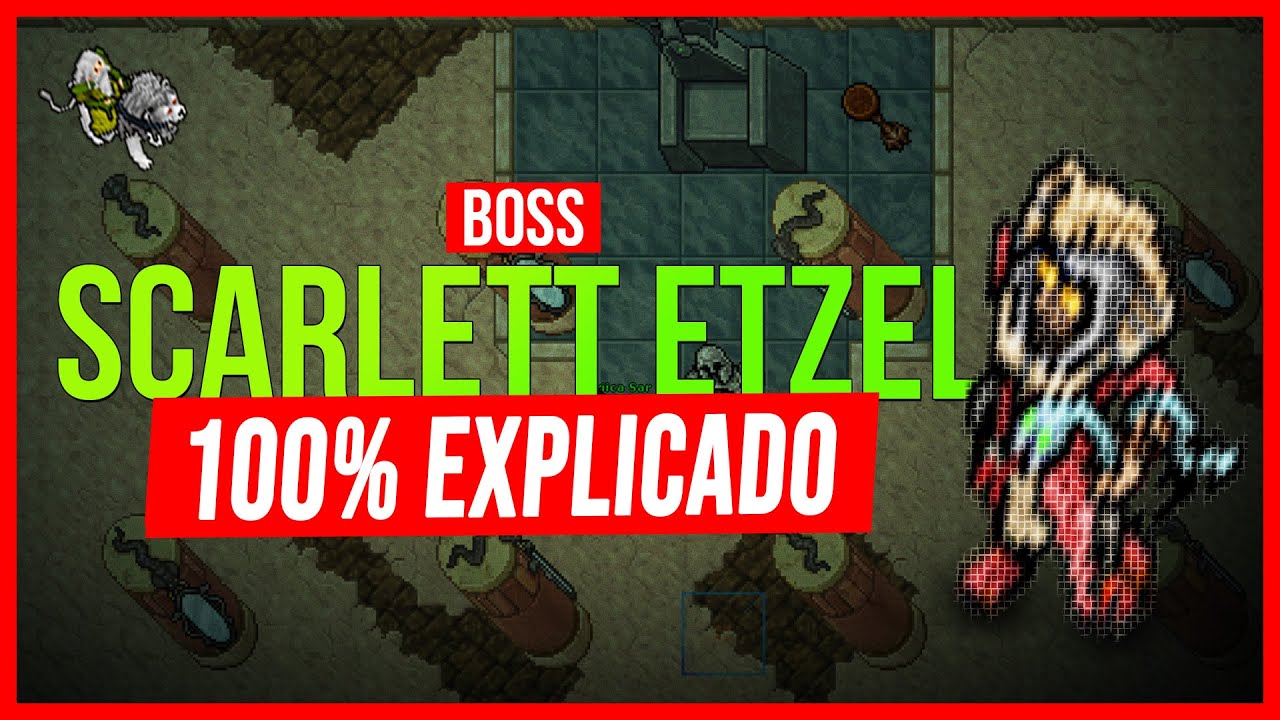BOSS SCARLET | 100% EXPLICADO | MECÂNICA MUITO FACIL! [TIBIA] - YouTube