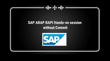 How to test a SAP ABAP BAPI without  commit