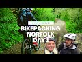 First Bike Touring Trip / Day 1 / Norfolk / Bike Packing Vlog / Staycation / Bike Touring Couple