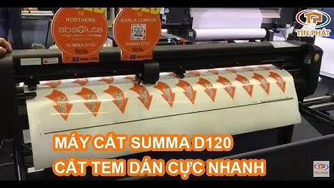 [Tín Phát] MÁY CẮT SUMMA D120 CẮT TEM DÁN CỰC NHANH #SUMMA