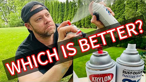 Rustoleum vs. Krylon Spray Paints Review - One Main Difference