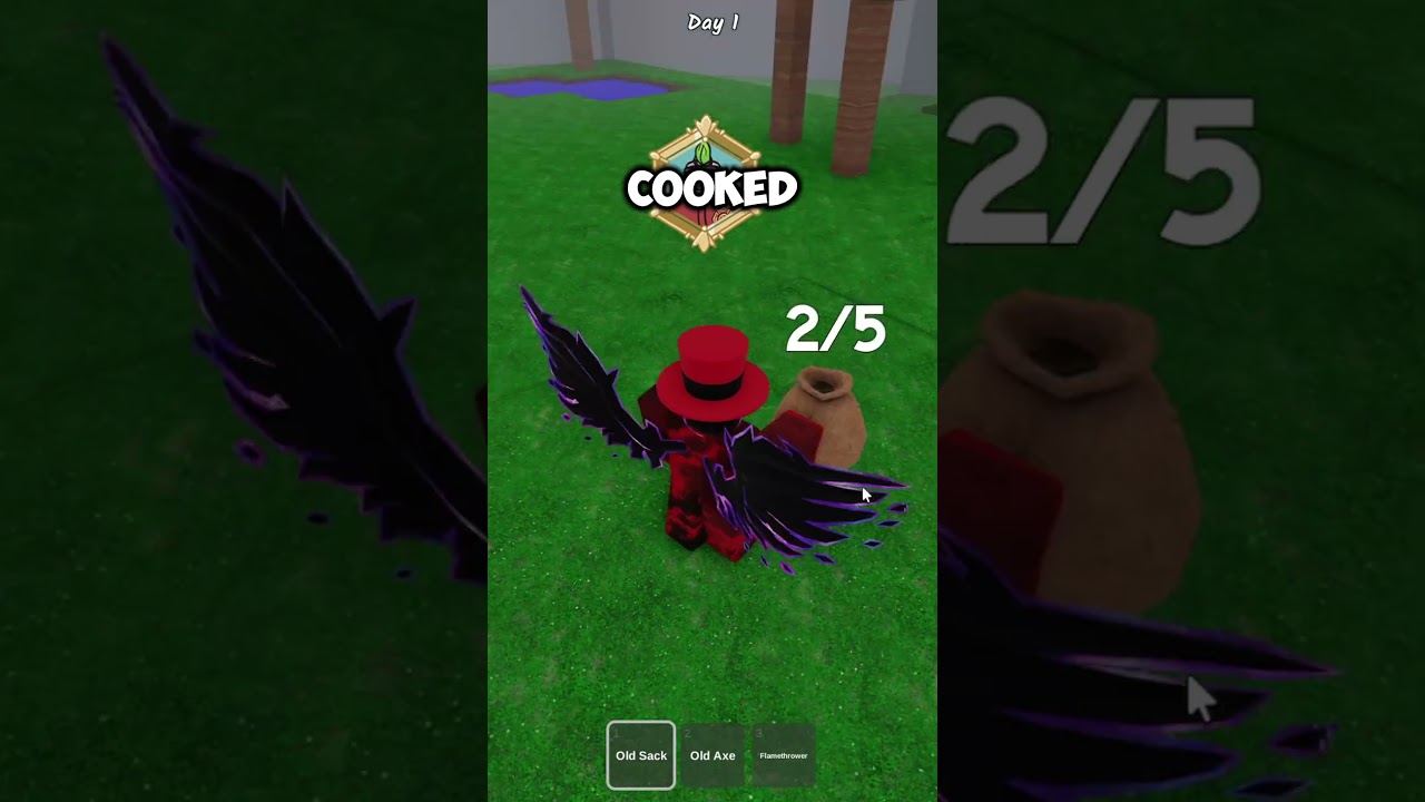 pyromaniac class + flamethrower weapon in 99 nights in the forest update roblox