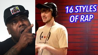 16 Styles of Rapping! ft. (lil Dicky, J Cole, NBA Youngboy, Polo G, Tyler The Creator)