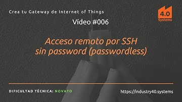 Acceso remoto por SSH sin password (SSH passwordless)