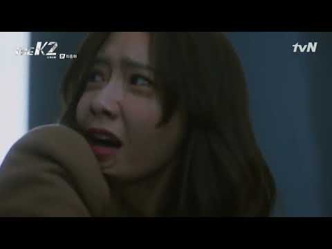 Je-Ha shot on the leg (THE K2 E16) Kdrama hurt scene/Injured/Wounded/In pain male lead