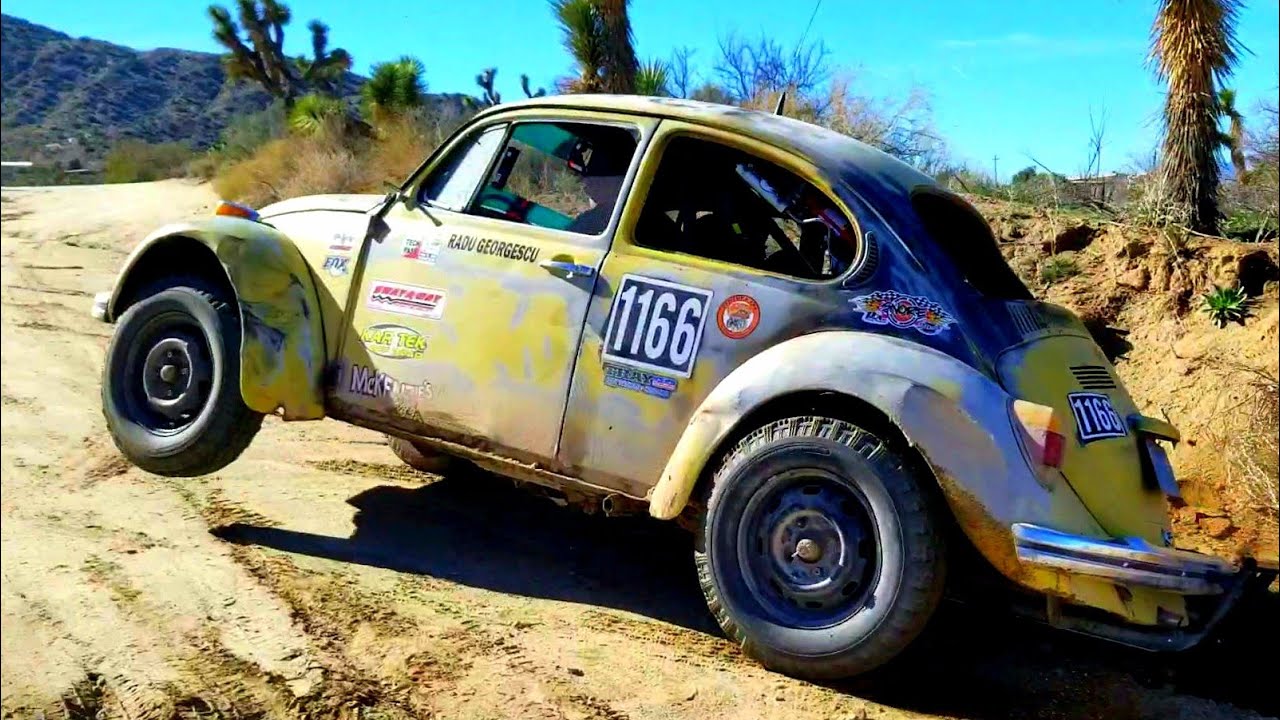 Off road 73 VW Beetle passing by - YouTube
