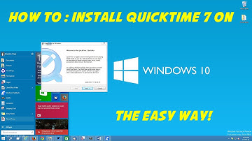 How to install Quicktime 7 on Windows 10 the easy way!