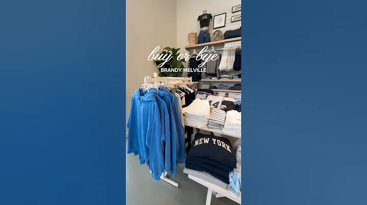 buy or bye: brandy melville edition 🛍️ #brandymelville #shopping #buyorbye #pacsun #haul