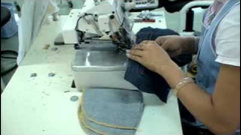 cách Vắt sổ đáp túi  quần Jean