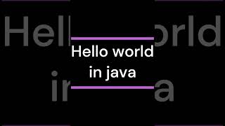 Java for Beginners #1  Hello World