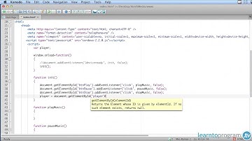 HTML5 Controlling Audio and Video Output with Javascript