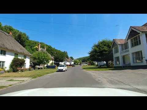 A Drive through English Countryside, Milton Abbas to Shaftesbury 4K