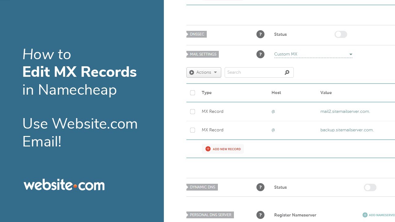 How to Change a Record in Namecheap: Step-by-Step Guide