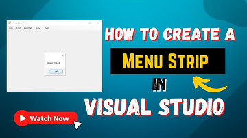 How to create and use Menu Strip in Visual Studio 10 || Step by Step Tutorial || Menu Strip Tutorial