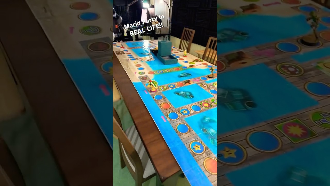 Real Life Mario Party Board Game!