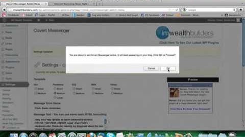 Wordpress Covert Messenger plugin - Amazing Wordpress Instant Messenger Plugin for high Conversions