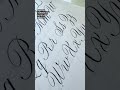 Brush Pen Calligraphy using a Pentel Touch Sign Brush | Ratio 2:2:2