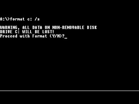 Как удалить Windows к чёрту и форматнуть диск С Как удалить Windows к чёрту и форматнуть диск С