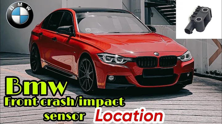 BMW front impact/crash  sensor location.